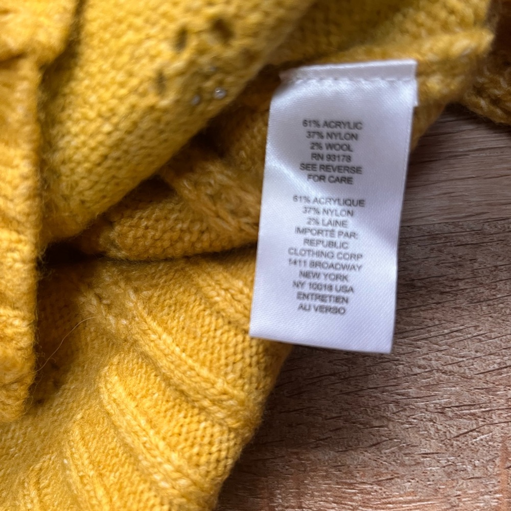 Mustard Yellow Ruffle Sweater - Picture 4 of 5